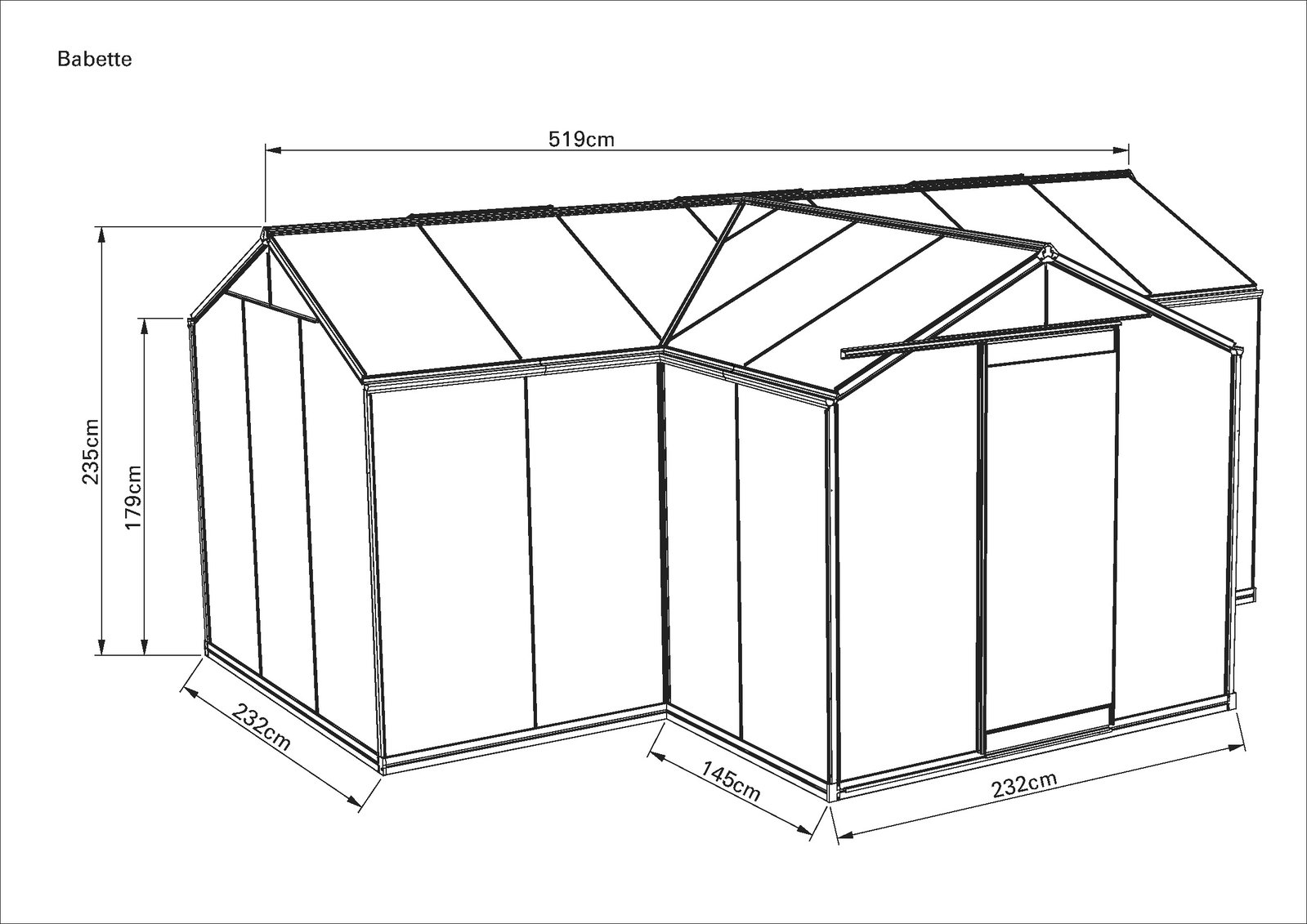 Estufa de Vidro Horizon – 15,40 m²