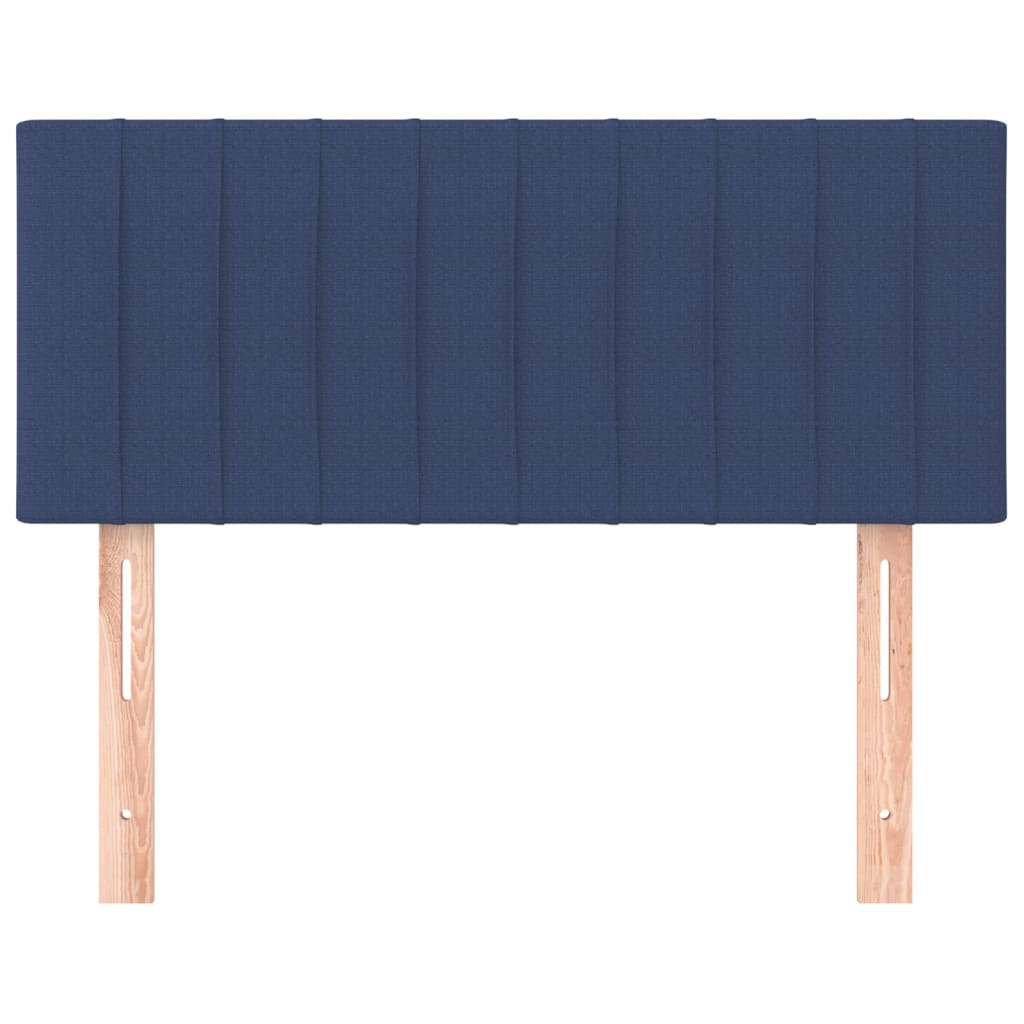 Cabeceira de cama tecido 80x5x78/88 cm azul
