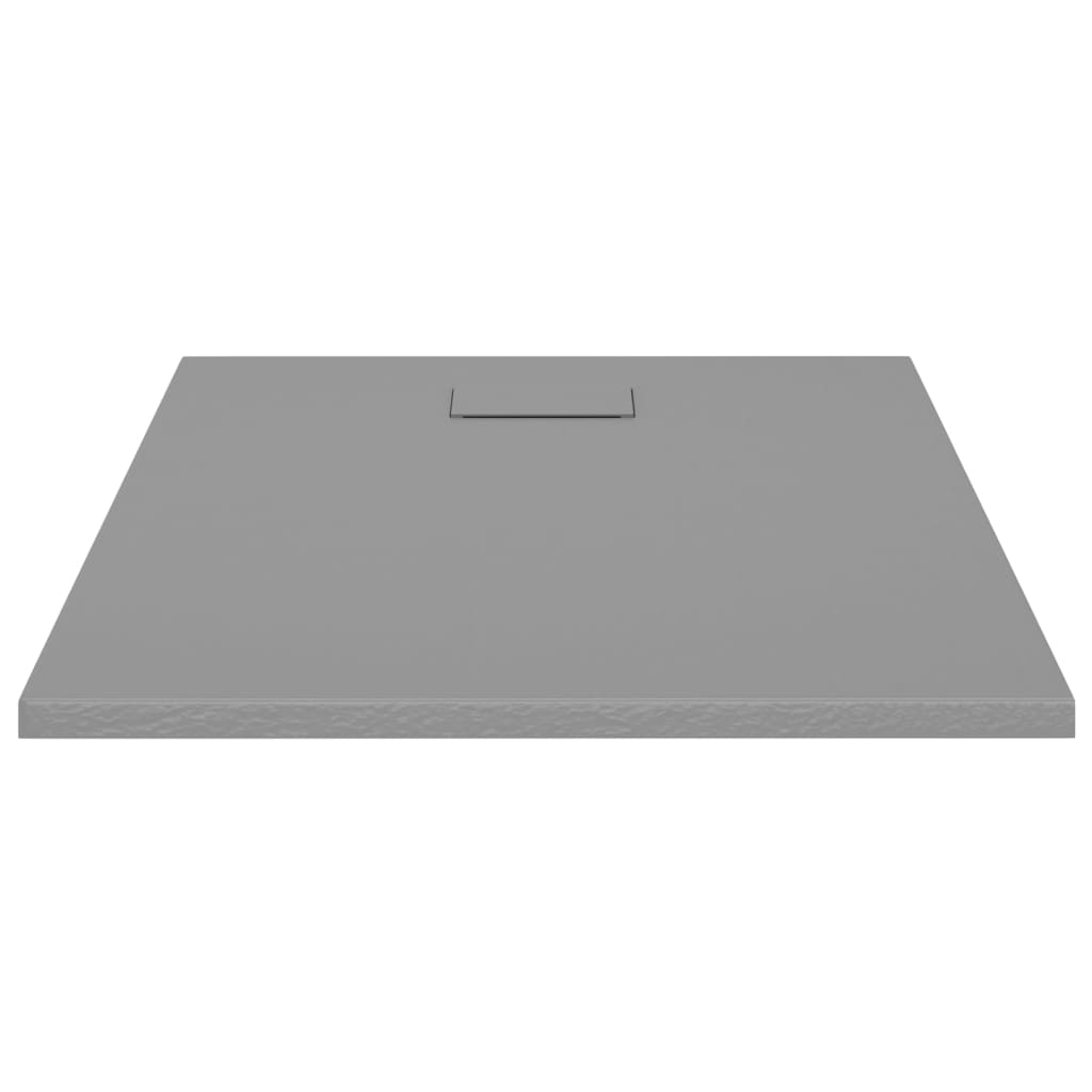 Base de chuveiro smc 100x80 cm cinzento