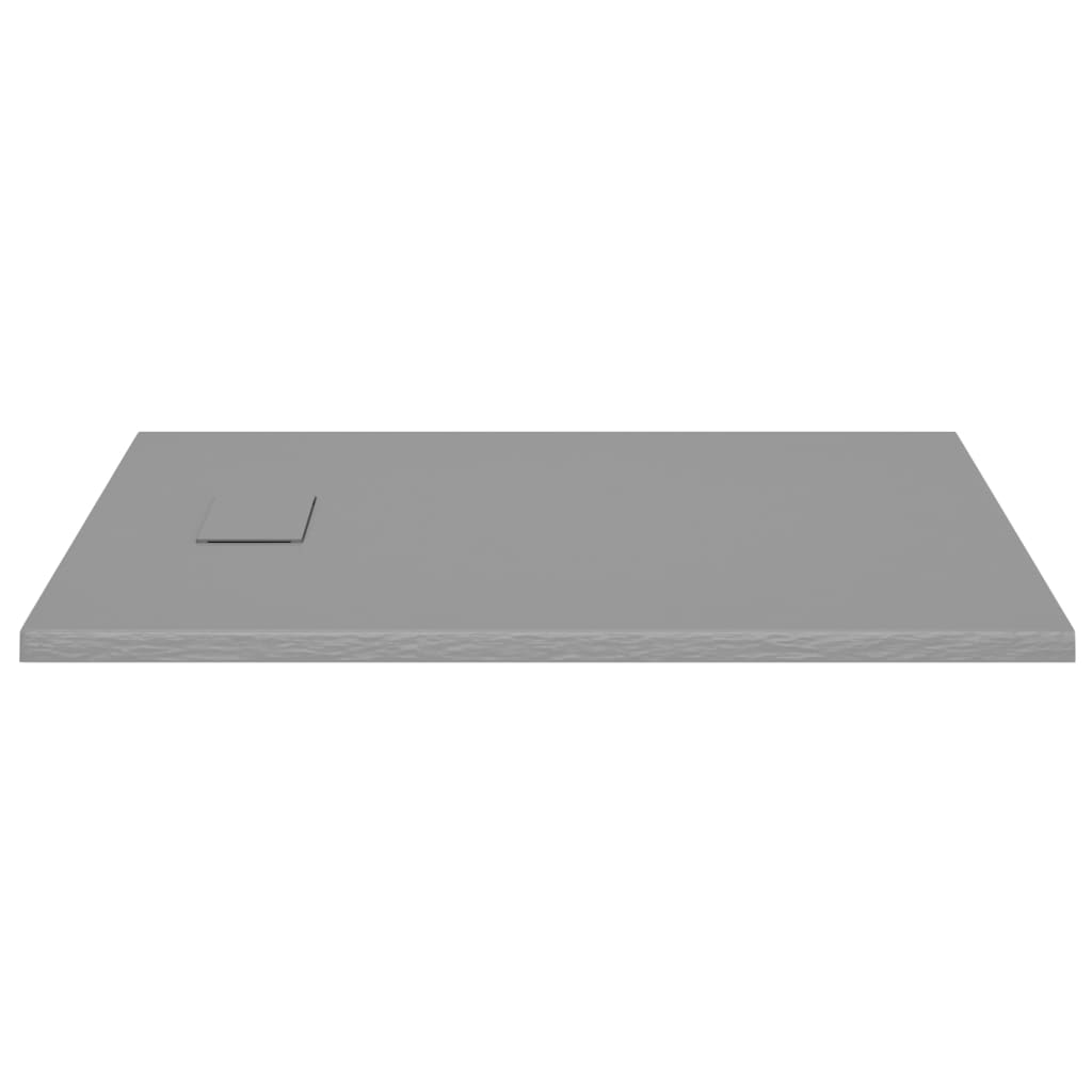 Base de chuveiro smc 100x80 cm cinzento