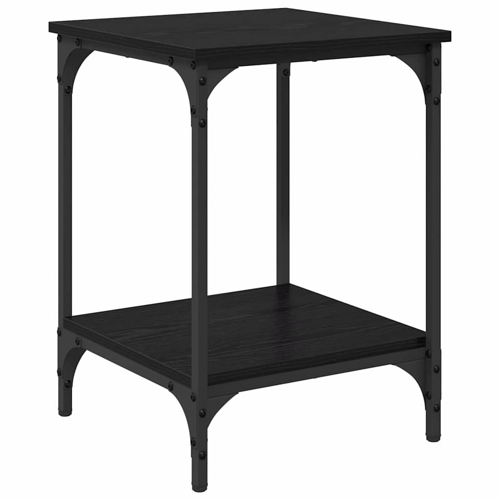 Mesa de centro carvalho preto 40 x 40 x 55 cm