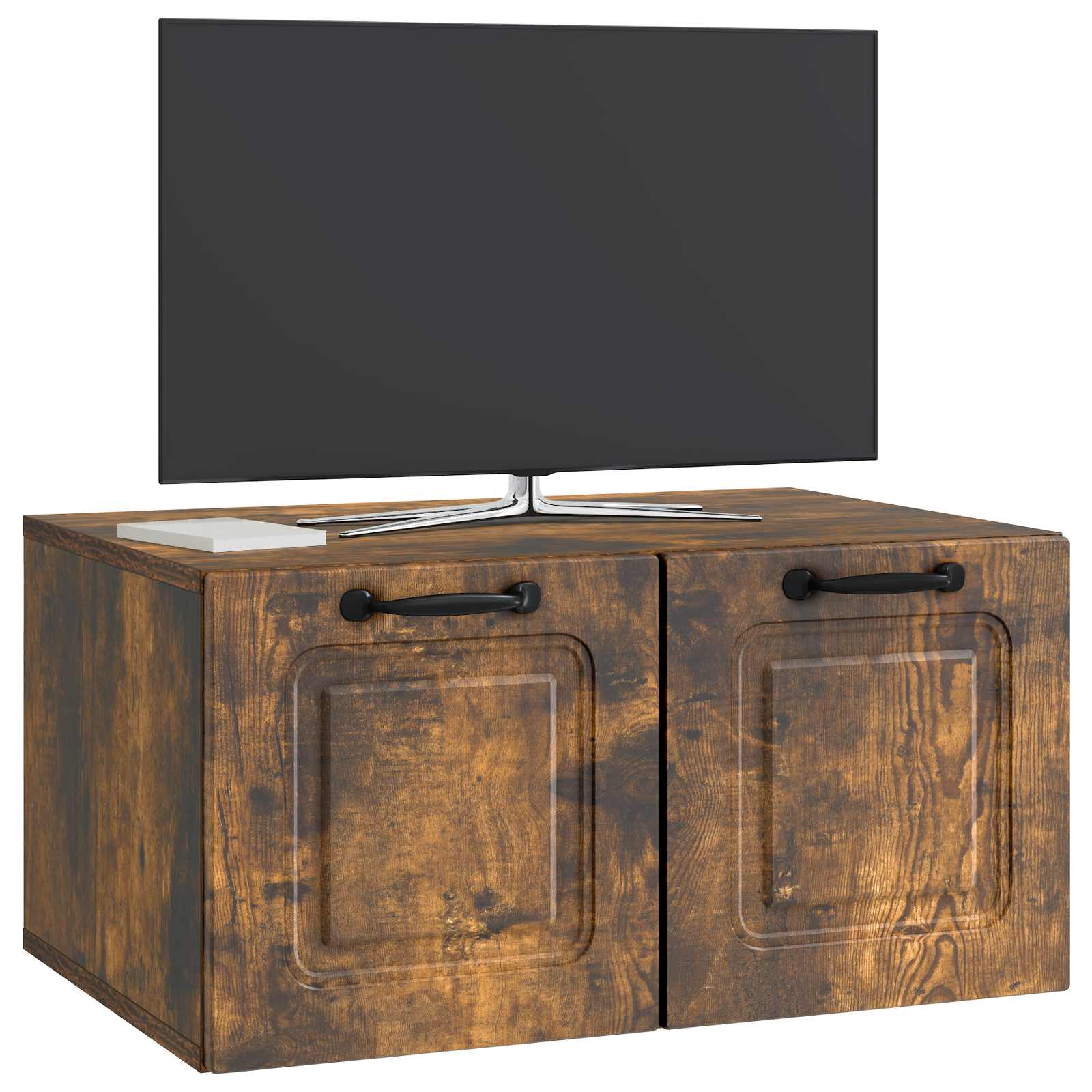 Gabinete de TV de parede carvalho fumado 59,5 x 41 x 30 cm