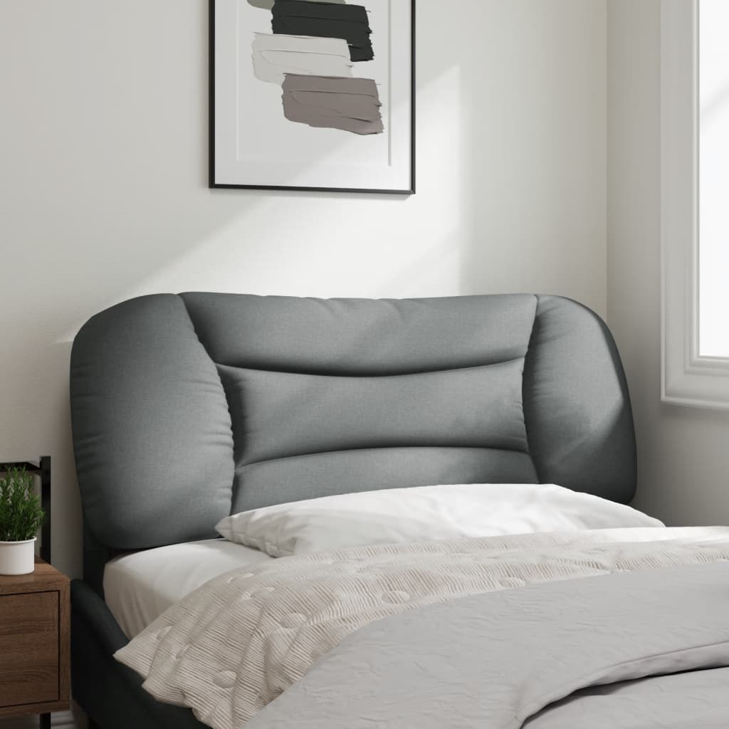 Almofadão de cabeceira hvar 100 cm tecido cinzento-claro