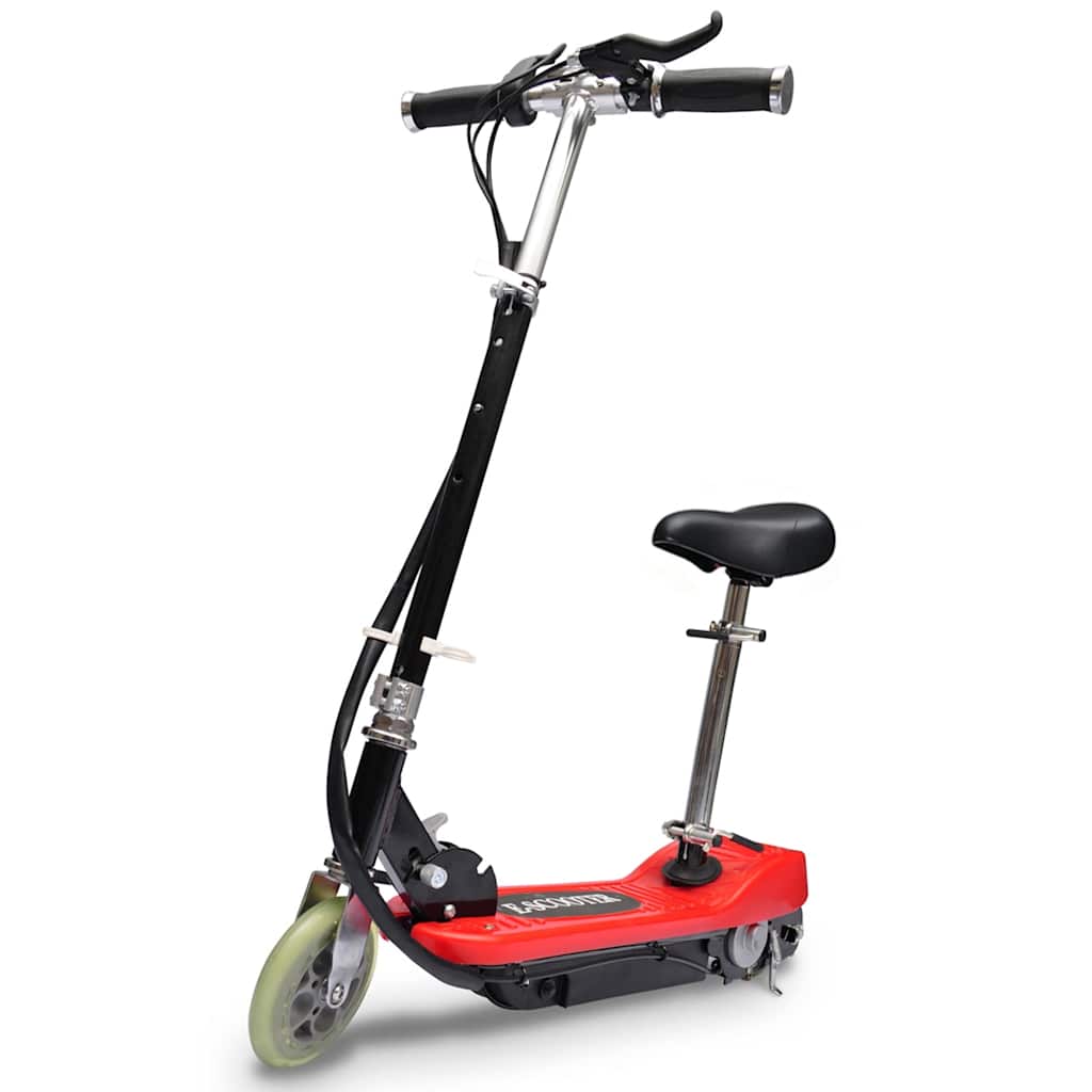 Trotinete/scooter elétrica com assento 120 w vermelho