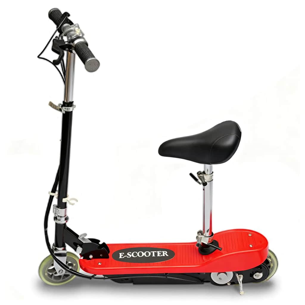 Trotinete/scooter elétrica com assento 120 w vermelho