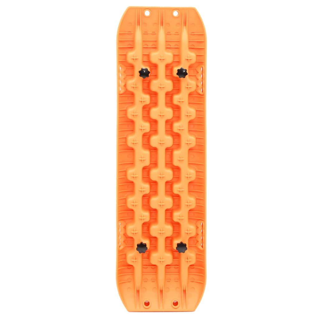 Placas de tração 2 pcs 106x30,5x7 cm nylon laranja