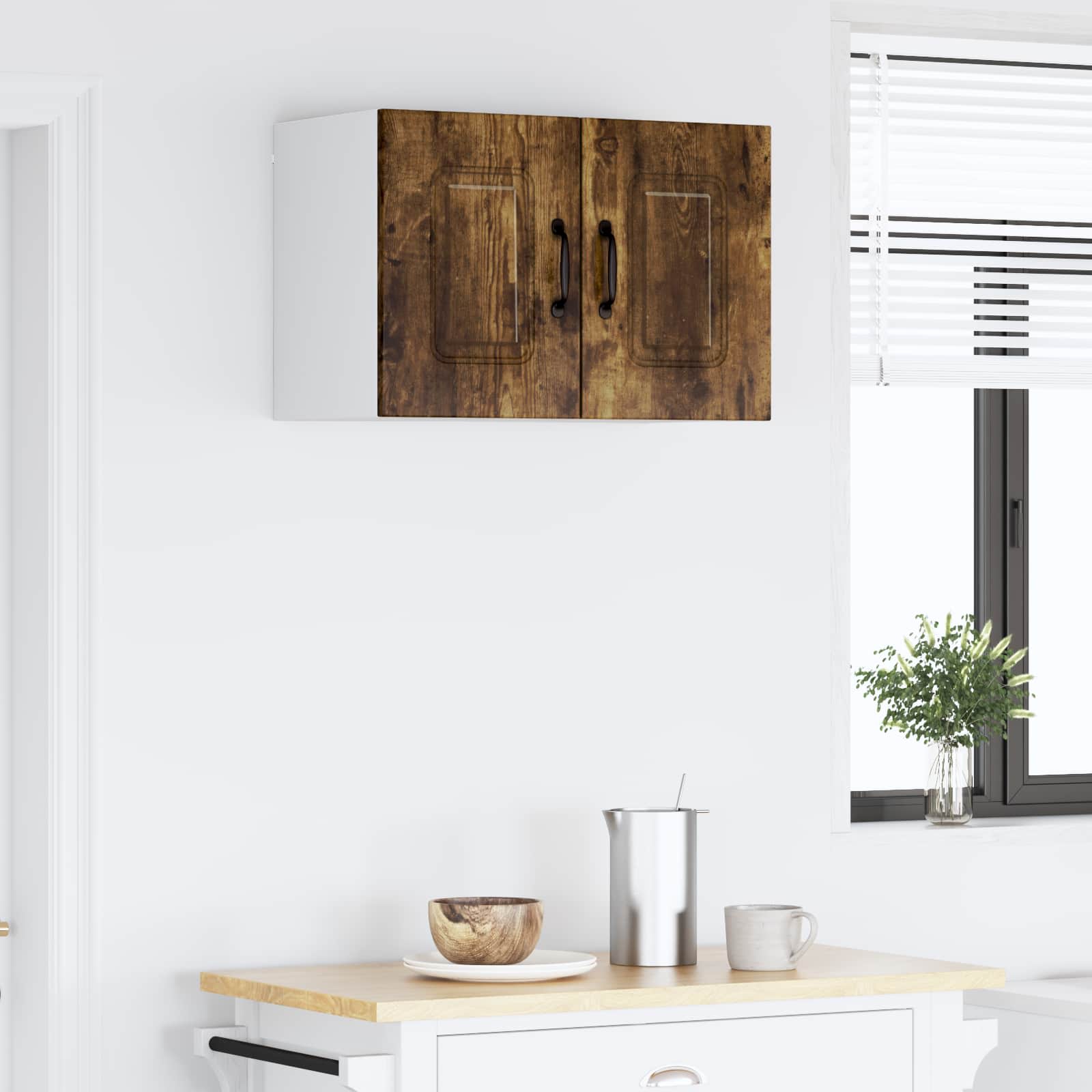 Painel de lava-louça kalmar carvalho defumado 60 x 31 x 40 cm