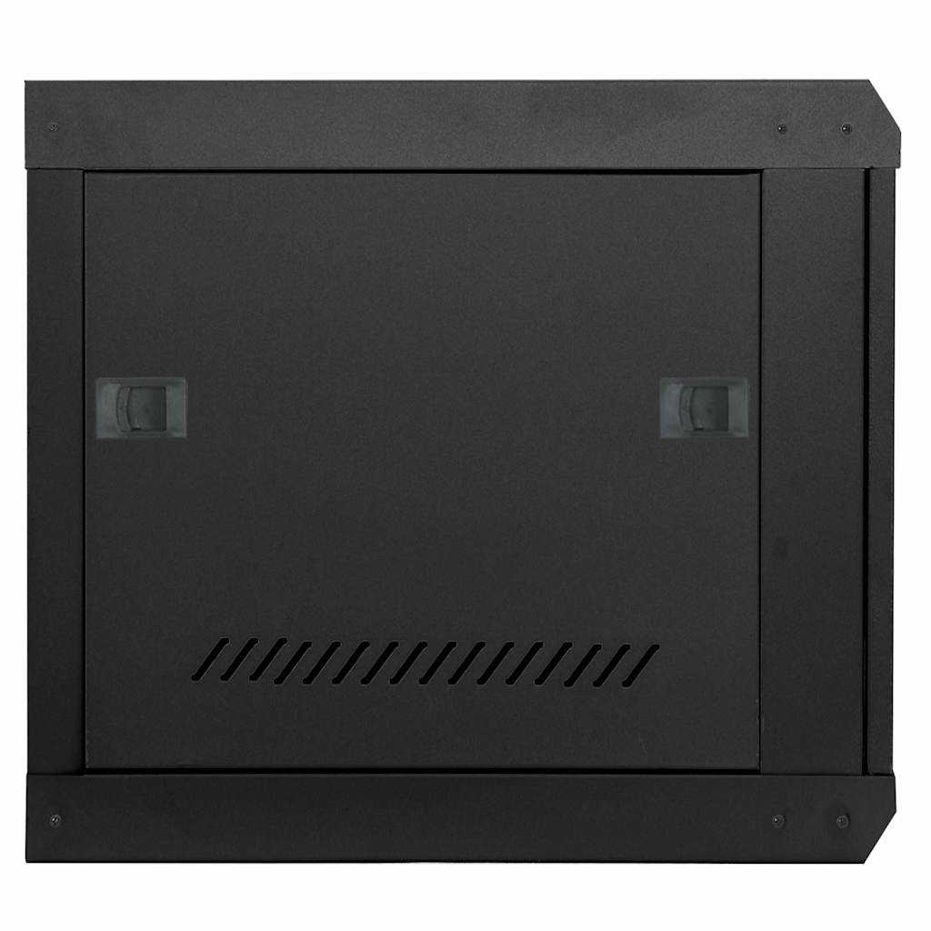 Armário de rede com armazenamento preto 53 x 60 x 45 cm aço