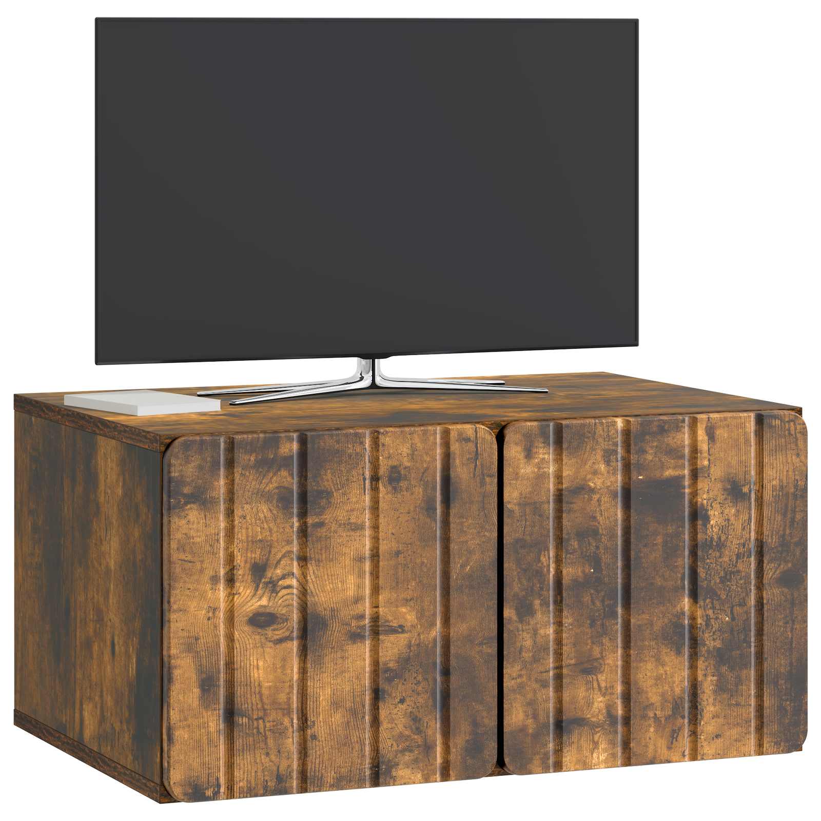 Gabinete de TV de parede 59,5 x 41 x 30 cm carvalho fumado