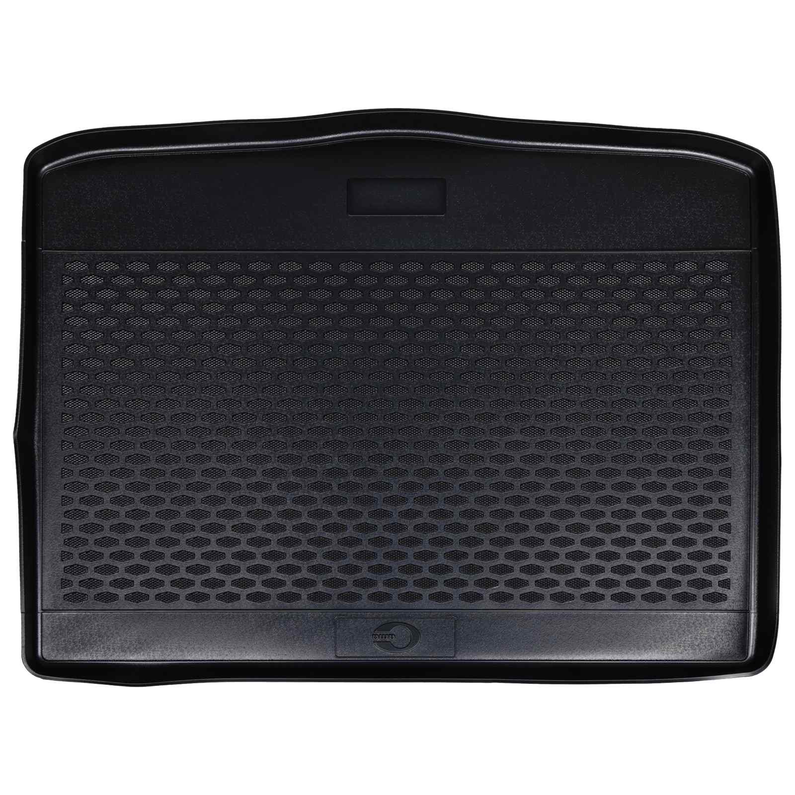 Tapete de porta-malas preto adequado para 500x 2014- borracha