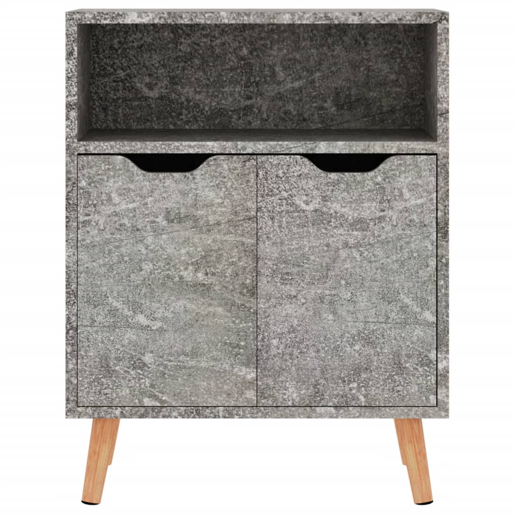 Aparador 60x30x72 cm derivados de madeira cinza cimento