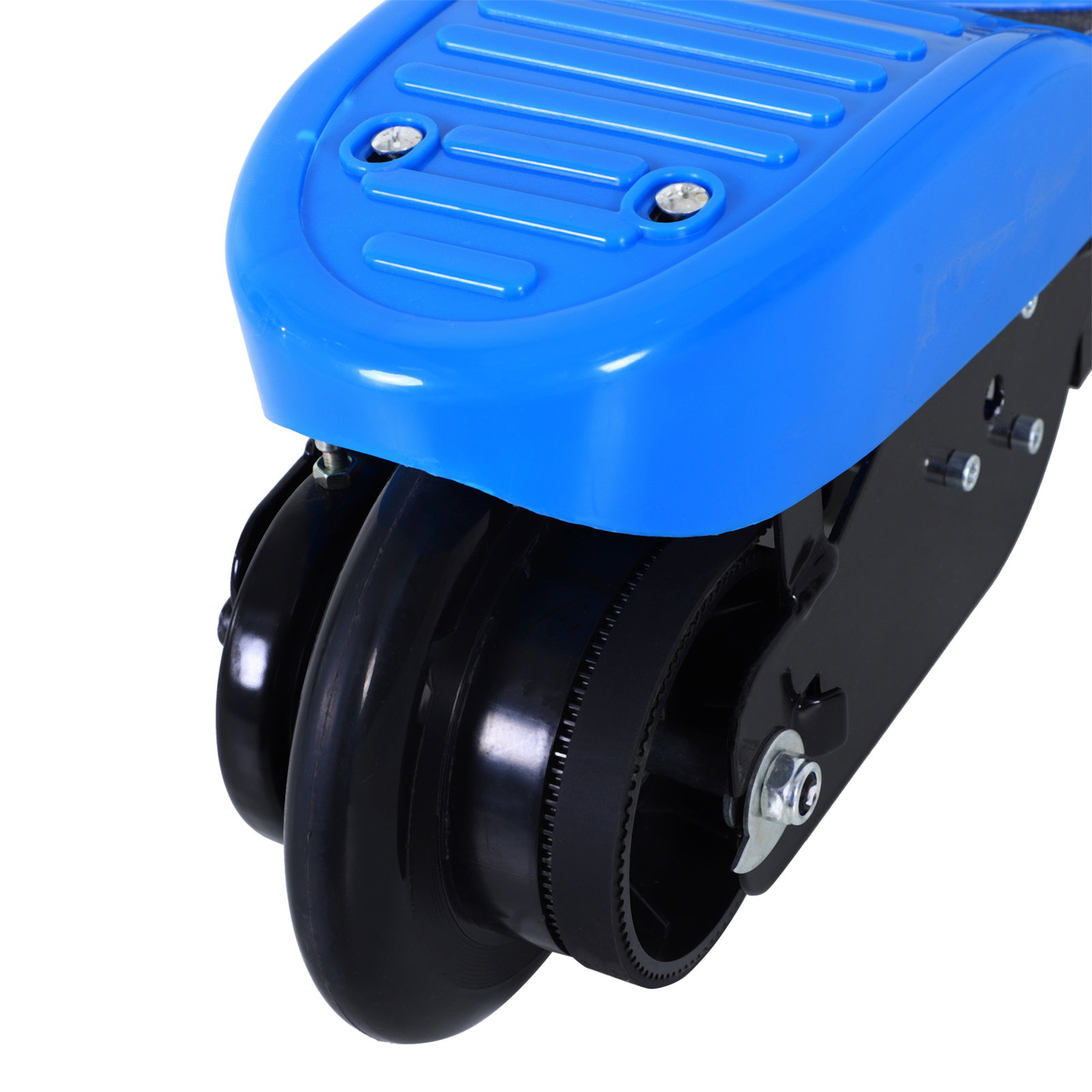 Trotinete elétrica dobrável para crianças e adolescentes acima de 7 anos velocidade de 10km/h trotinete elétrica com guiador ajustável e freios carga máxima 50kg 78x37x89-95cm azul