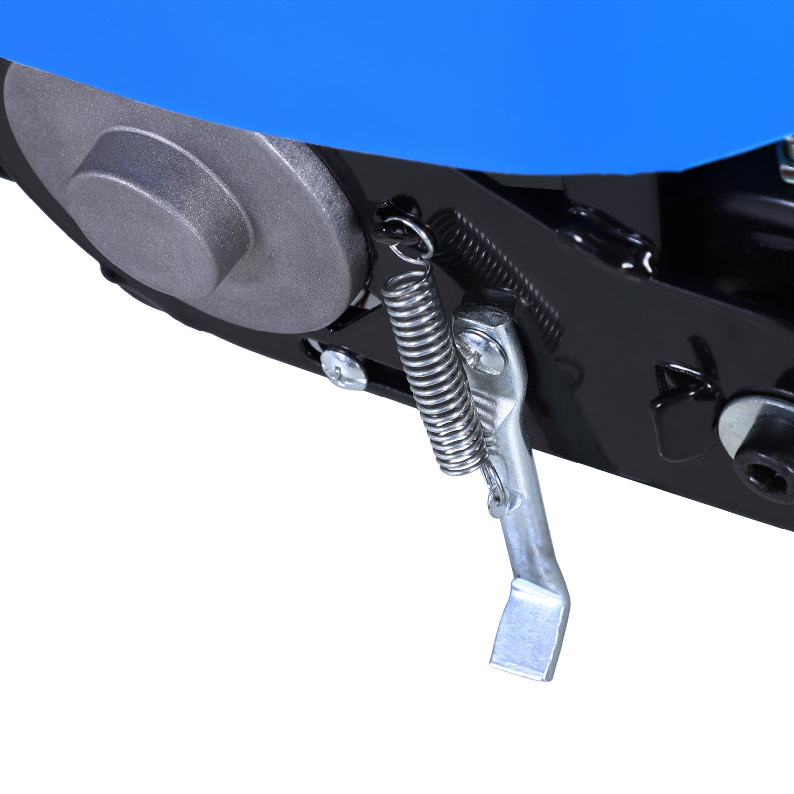 Trotinete elétrica dobrável para crianças e adolescentes acima de 7 anos velocidade de 10km/h trotinete elétrica com guiador ajustável e freios carga máxima 50kg 78x37x89-95cm azul