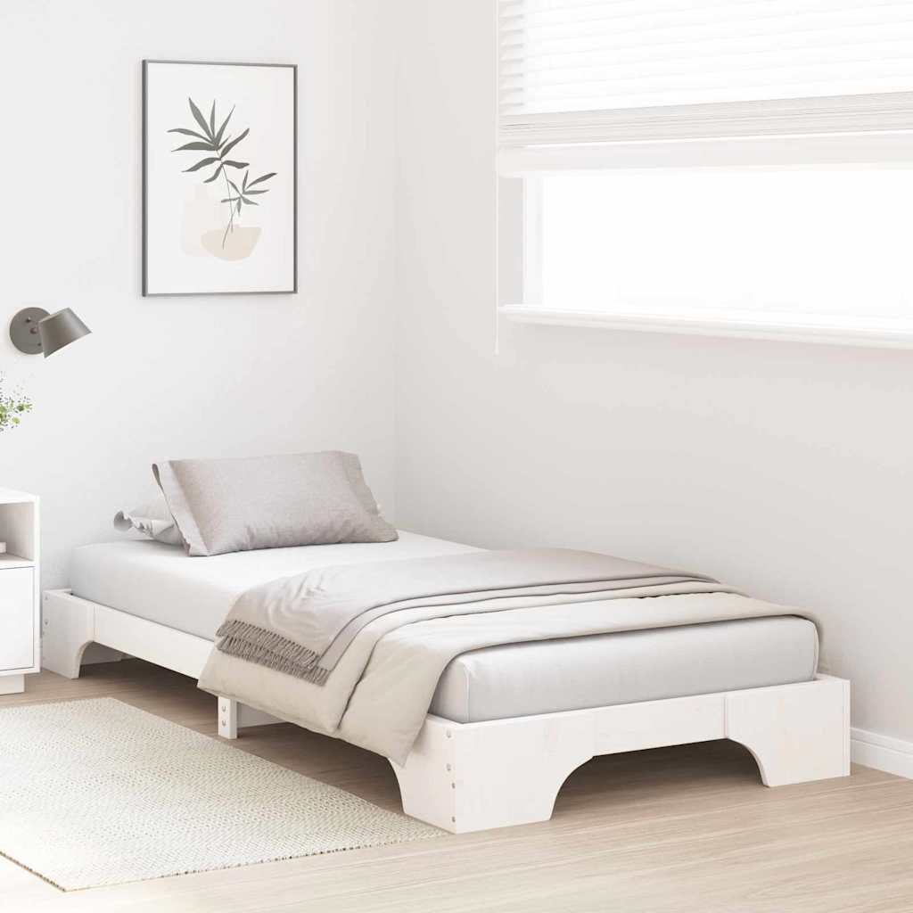 Estrutura da cama branco 100 x 200 cm