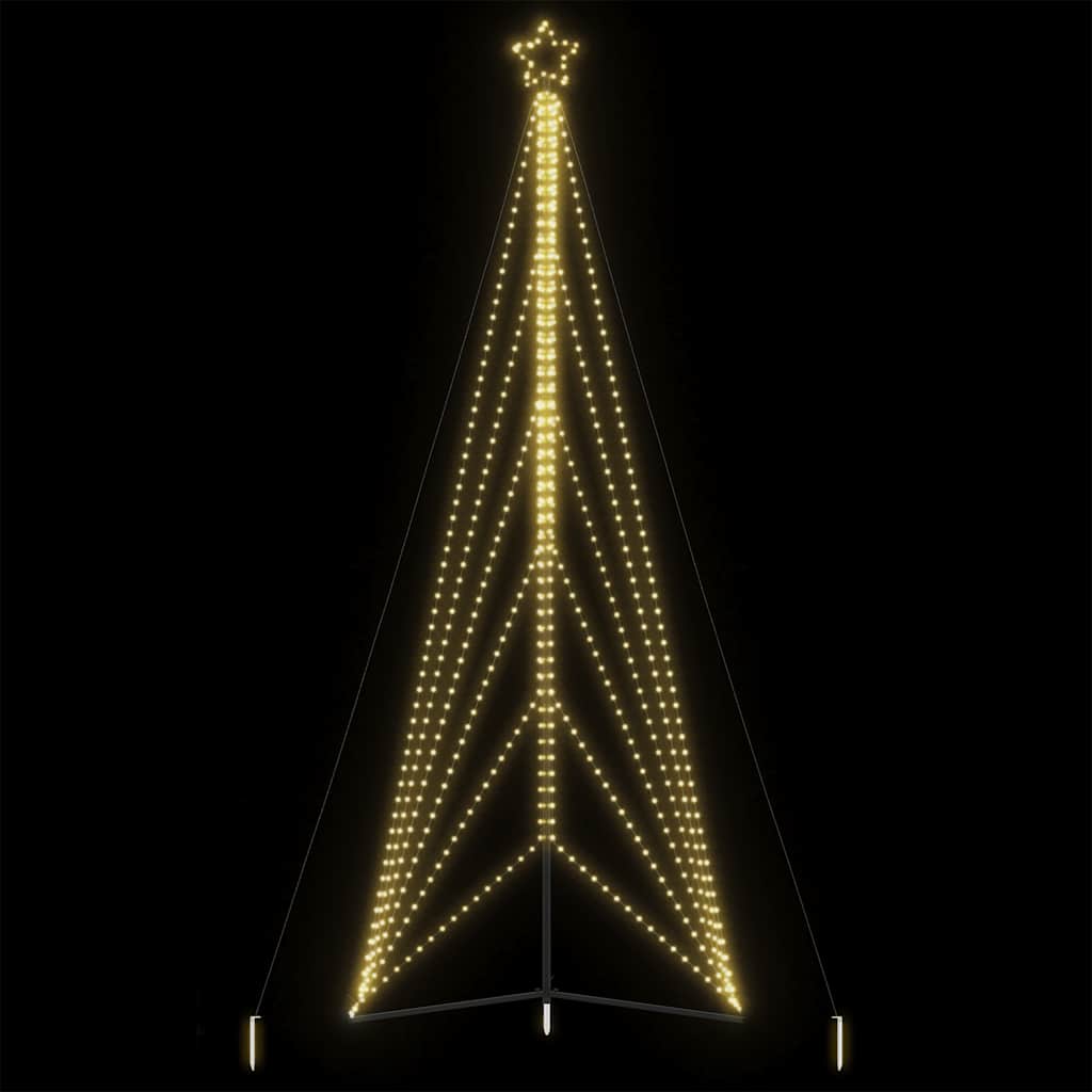 LED árvore de natal 861 leds branco quente 478 cm