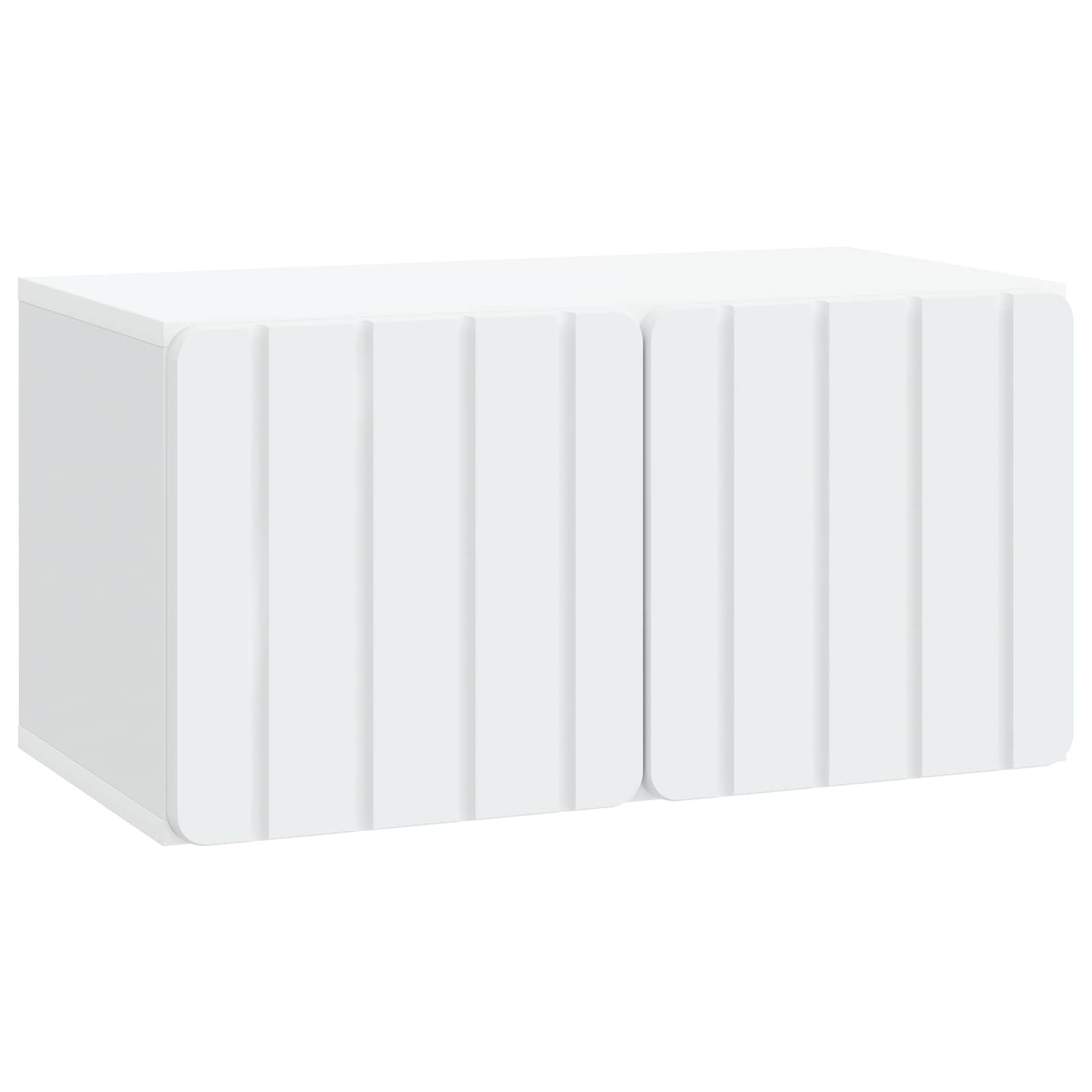 Gabinete de TV de parede 59,5 x 31 x 30 cm branco