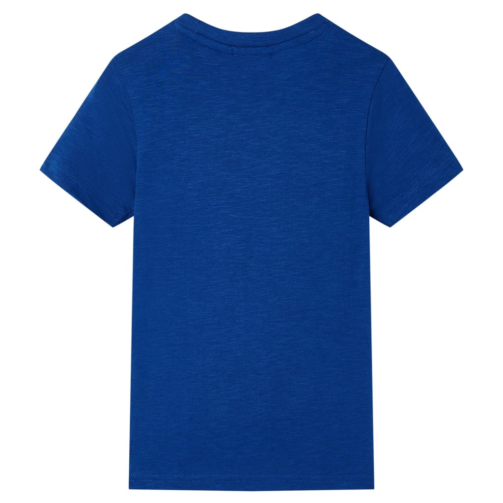 T-shirt para criança azul-escuro 128