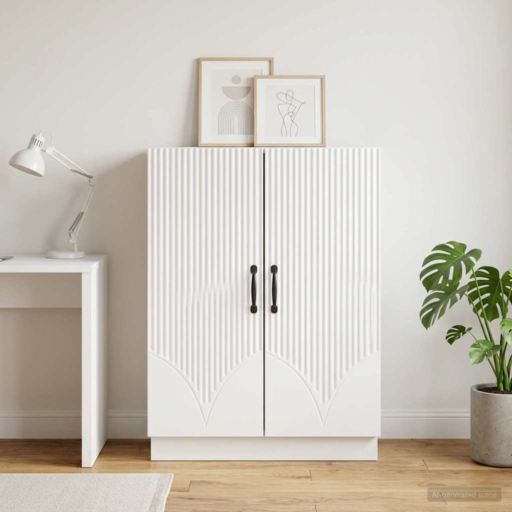 Buffet branco 66 x 34,5 x 87 cm derivados de madeira