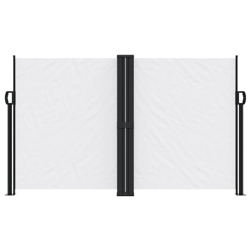 Toldo lateral retrátil 140x1200 cm branco