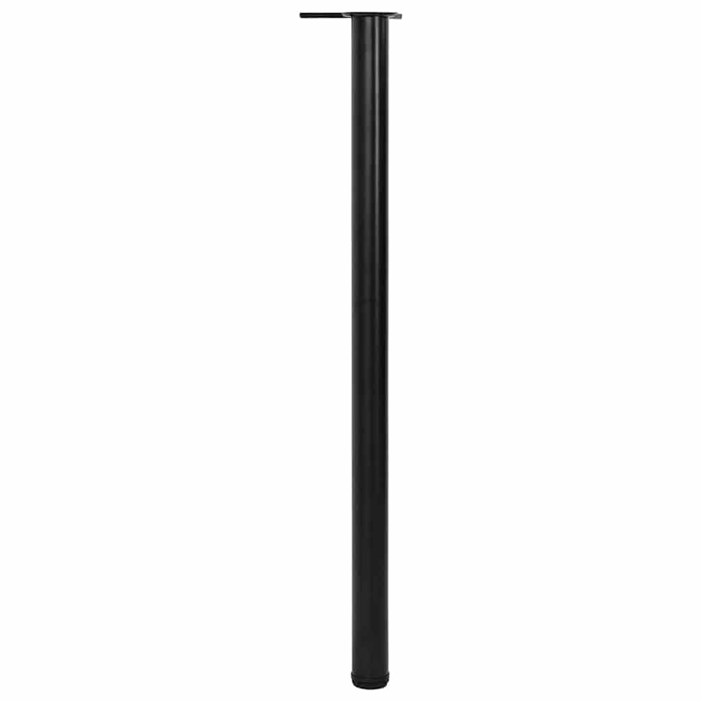 Pernas de mesa ajustáveis ​​em altura, 4 pcs, 1100 mm, preto