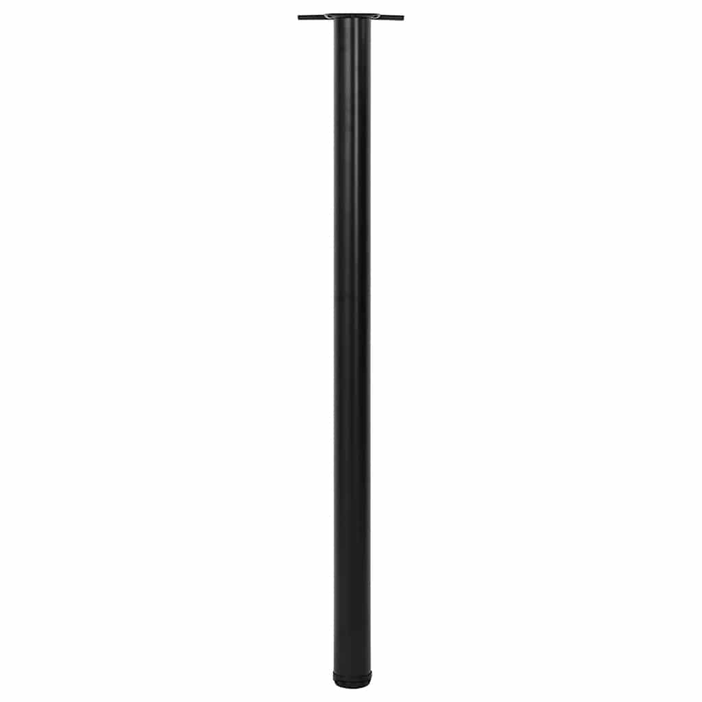 Pernas de mesa ajustáveis ​​em altura, 4 pcs, 1100 mm, preto