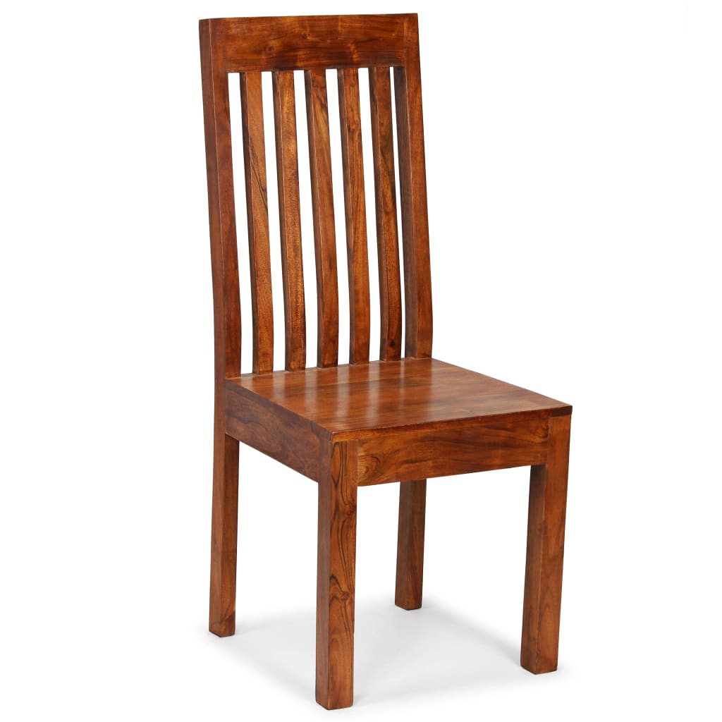 Cadeiras de jantar 4 pcs madeira maciça moderno