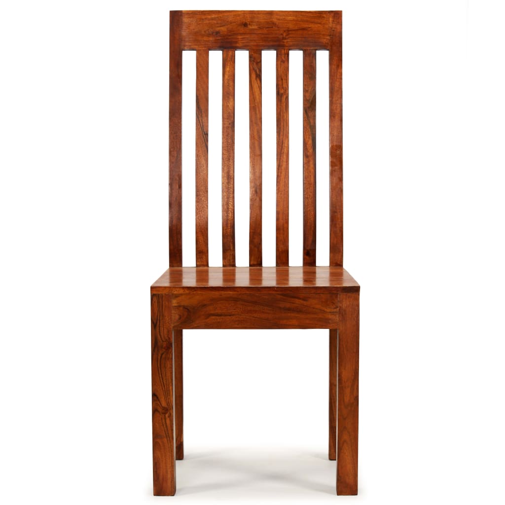 Cadeiras de jantar 4 pcs madeira maciça moderno