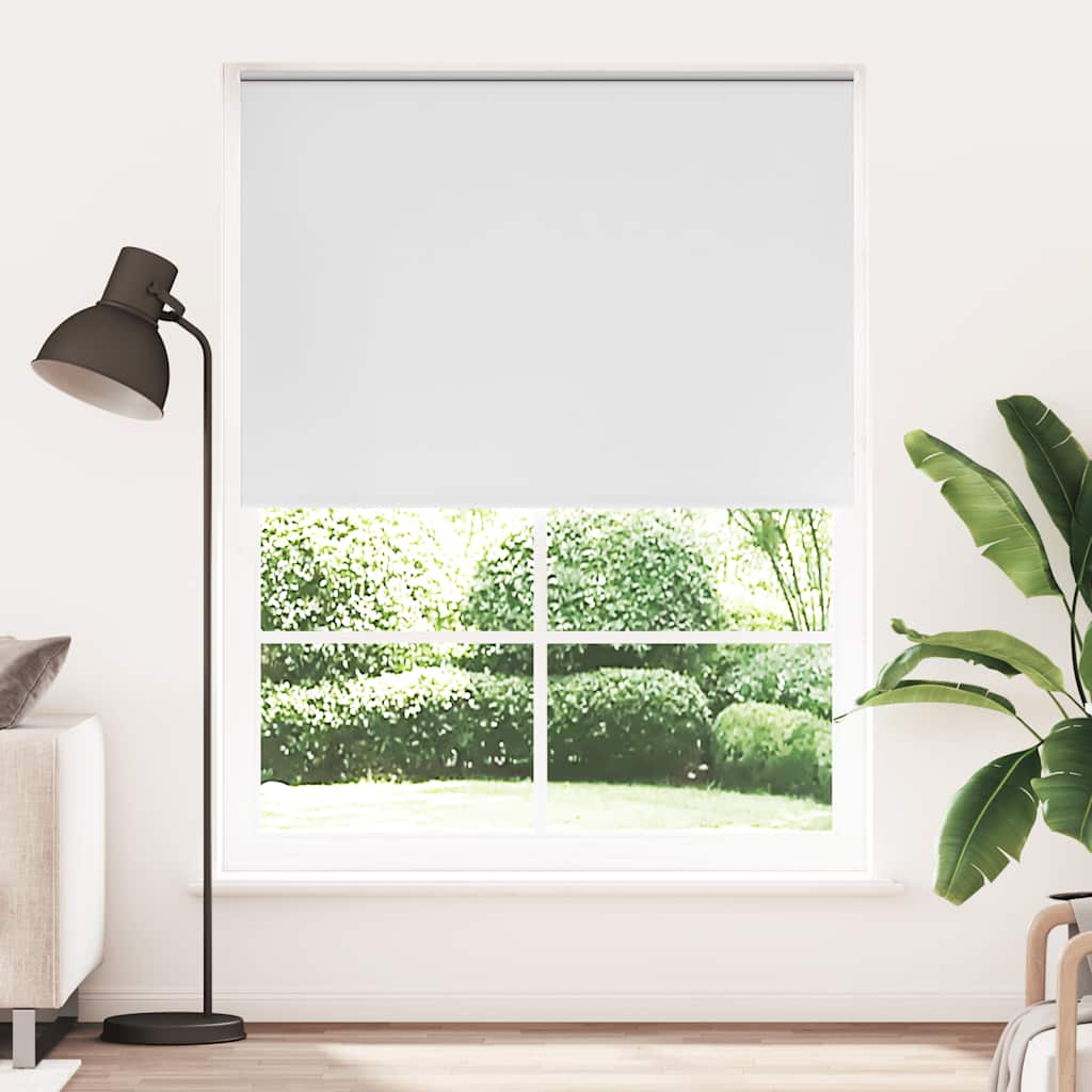 Cortina de rolo blackout, 144,4 x 230 cm, largura do tecido 140 cm, branca.