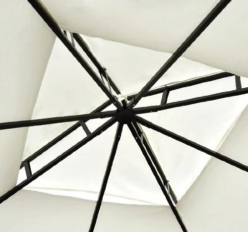 Toldo de Substituição 3x3m para Pérgolas Toldo de Substituição de Pérgolas de Jardim Creme