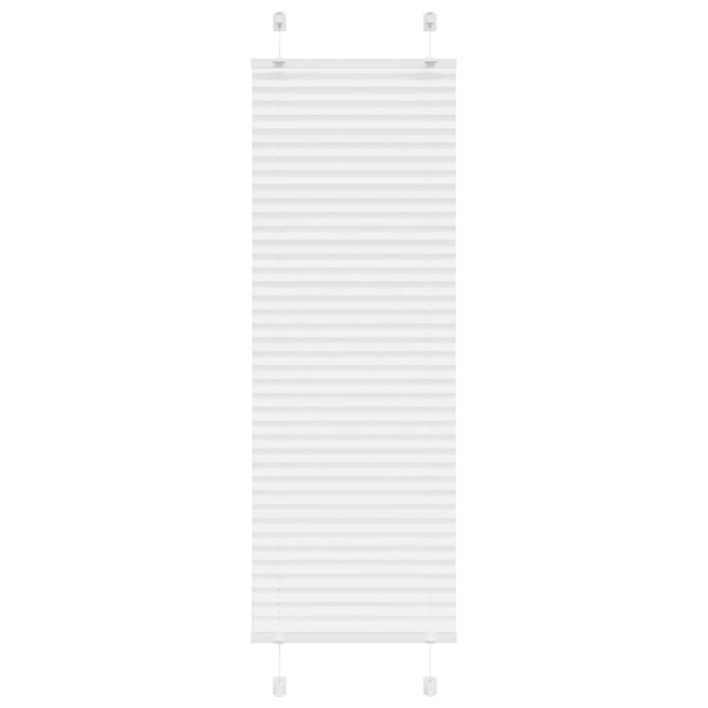 Branco plissada cega 40x100 cm largura tecido 39,4 cm poliéster