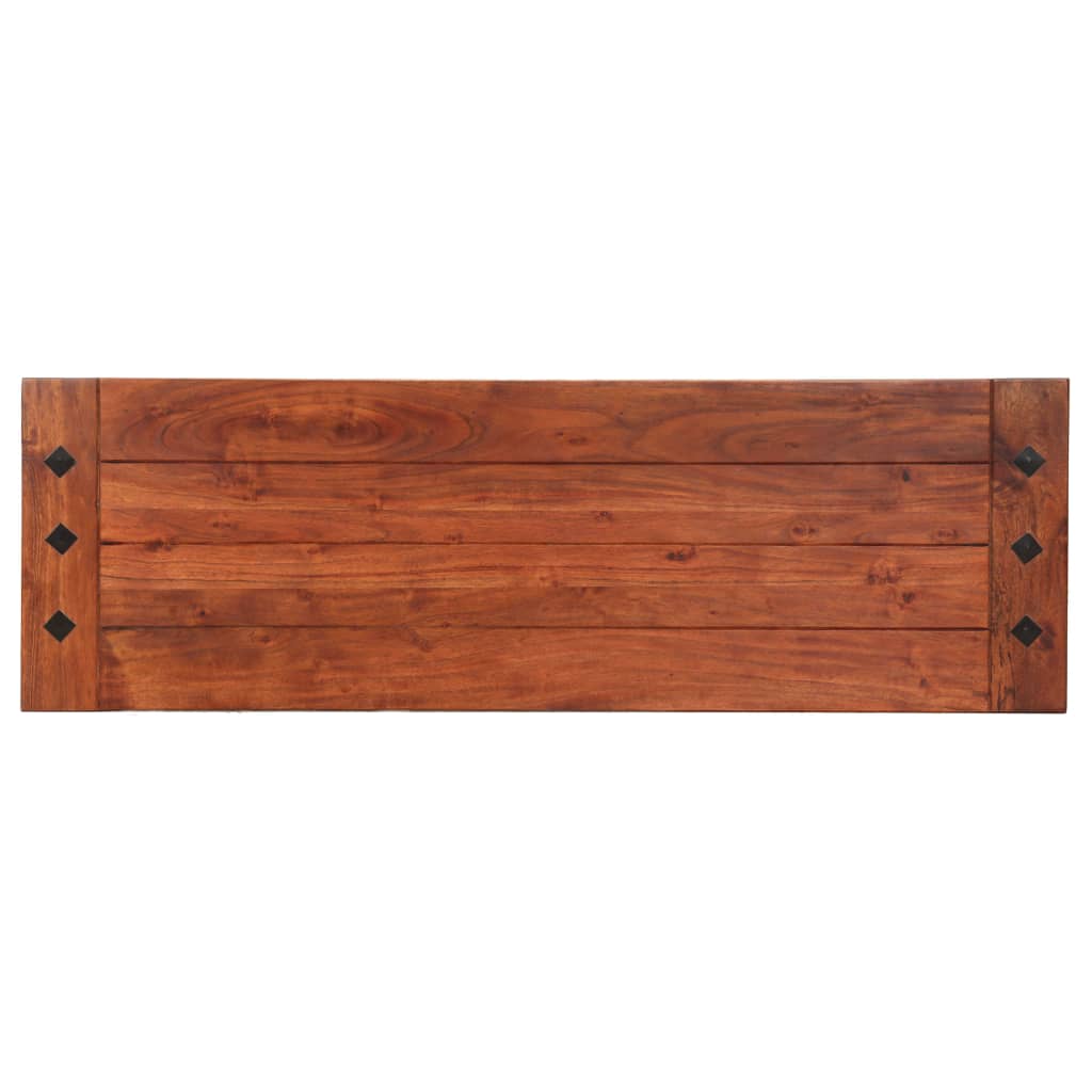 Banco 110 cm madeira de acácia maciça