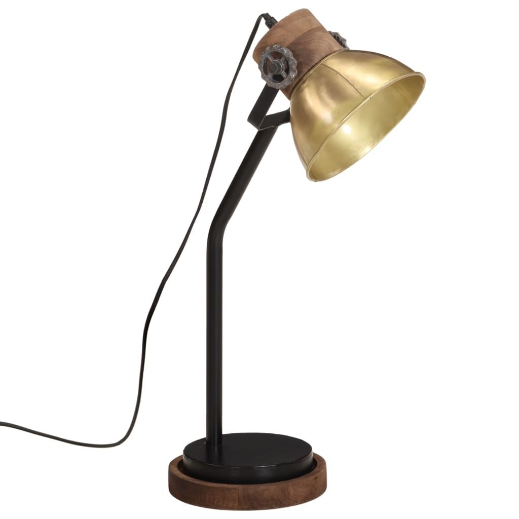 Candeeiro de secretária 25 w 18x18x60 cm e27 bronze antigo