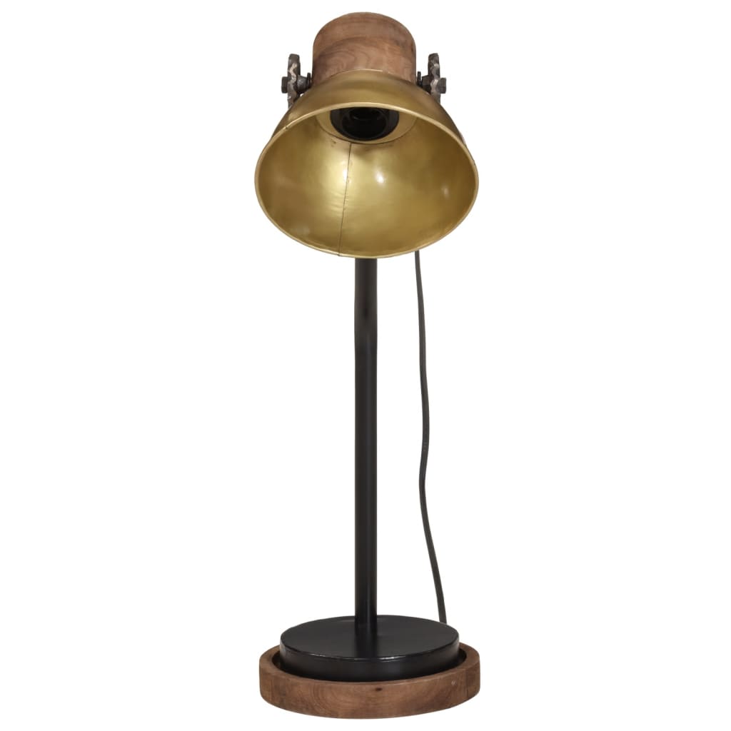 Candeeiro de secretária 25 w 18x18x60 cm e27 bronze antigo