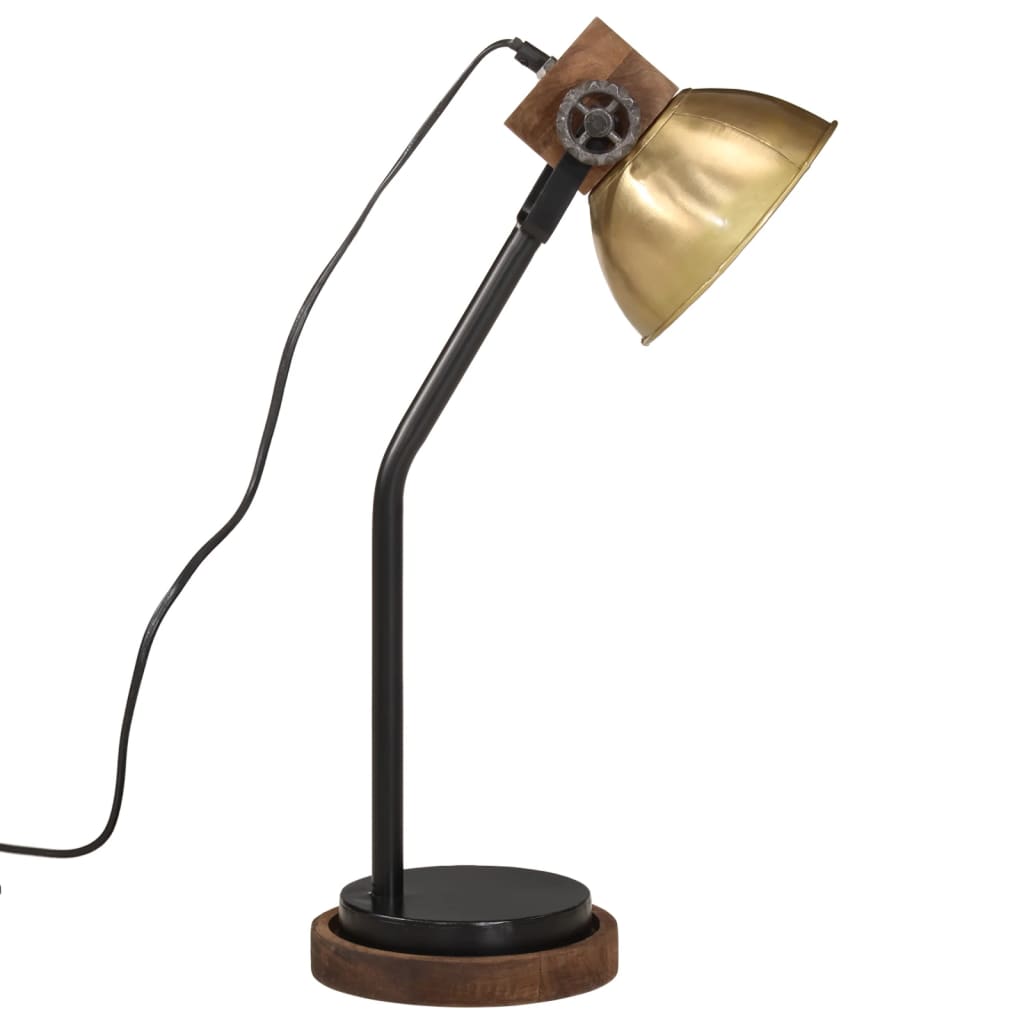 Candeeiro de secretária 25 w 18x18x60 cm e27 bronze antigo