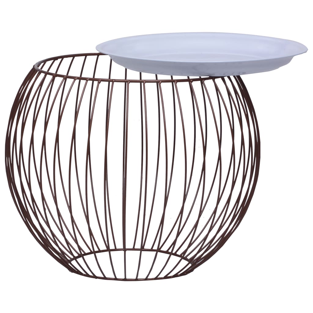 Mesa de centro ø 41 cm dourado