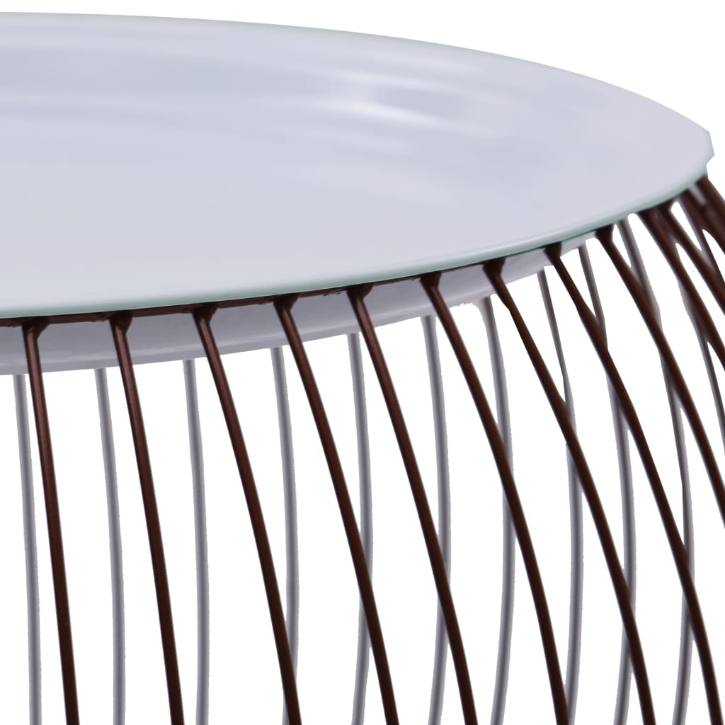 Mesa de centro ø 41 cm dourado