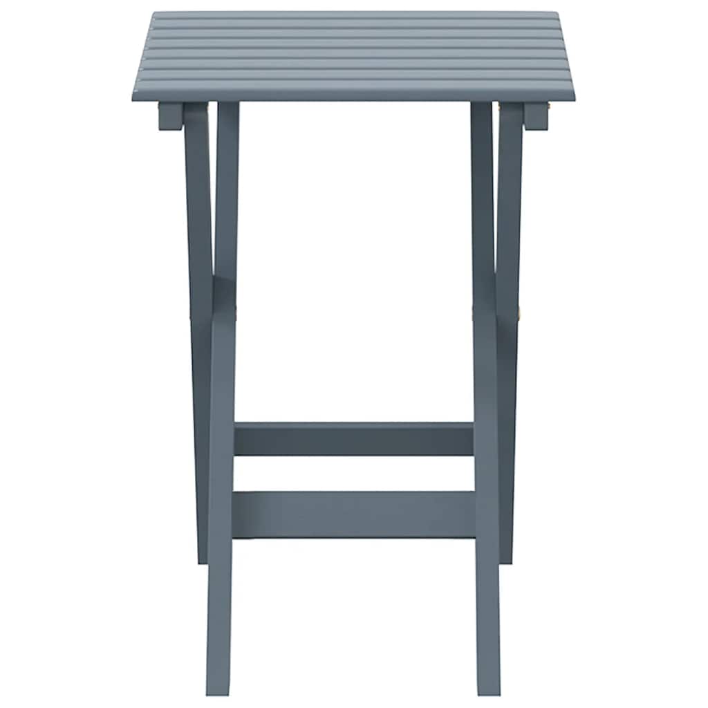 Mesa de apoio dobrável madeira de álamo maciça cinzento