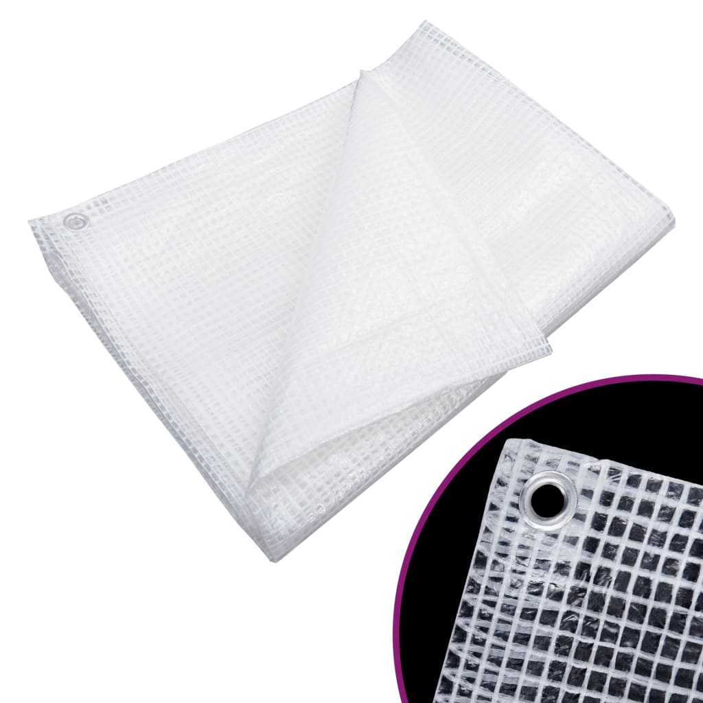 Lona tecelagem estilo gaze 140 g/m² 4x6 m branco