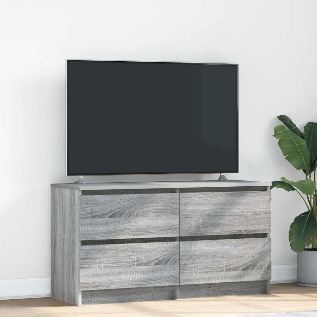 Móvel de TV 100x35x54 cm derivados de madeira cinzento sonoma