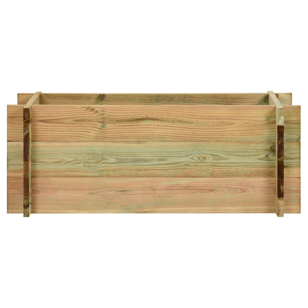 Canteiro elevado jardim 80 cm pinho impregnado