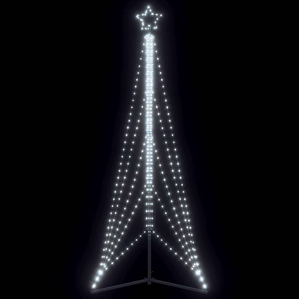 LED árvore de natal 525 leds branco frio 302 cm