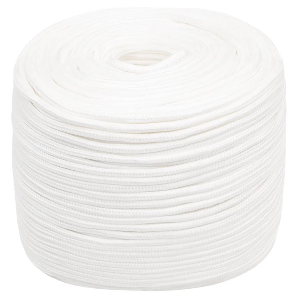 Corda de barco 6 mm 50 m polipropileno branco completo
