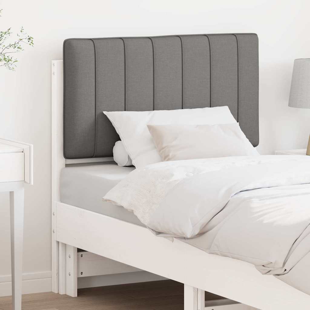 Cabeceira estofada com cabeceira branco e cinza claro 80 cm