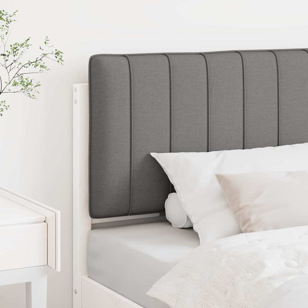 Cabeceira estofada com cabeceira branco e cinza claro 80 cm