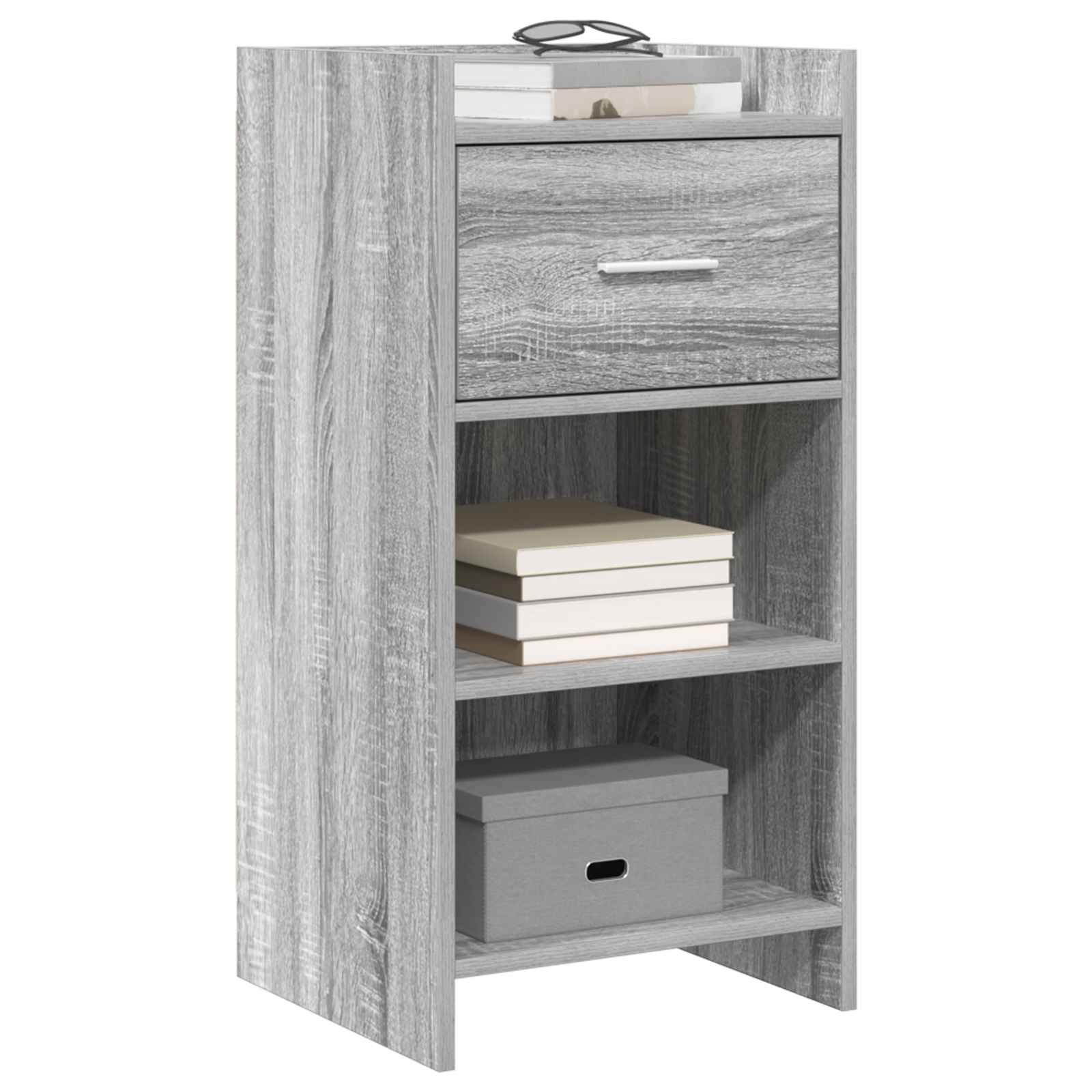 Buffet sonoma cinzento 40 x 36 x 80 cm derivados de madeira