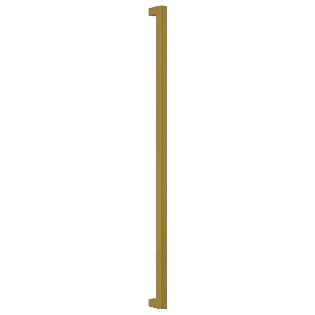 Puxadores para móveis 20 pcs 480 mm aço inoxidável dourado