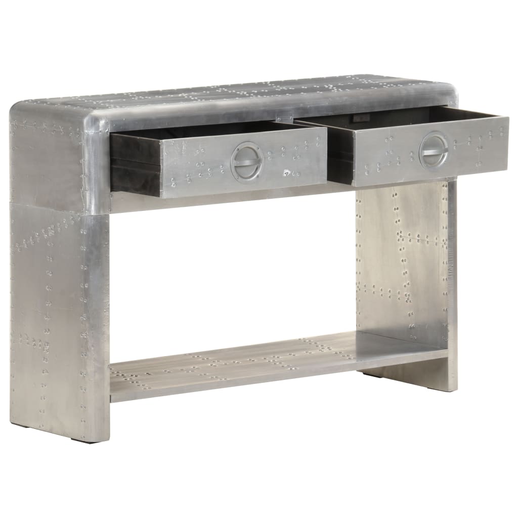 Aparador estilo aviador 110x35x75 cm metal