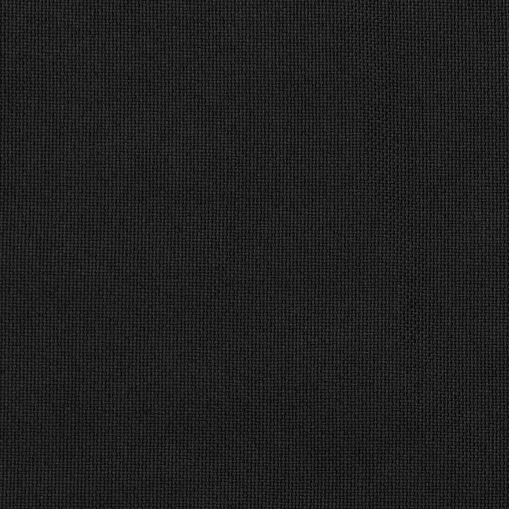Cortinas opacas aspeto linho com ganchos 290x245 cm preto