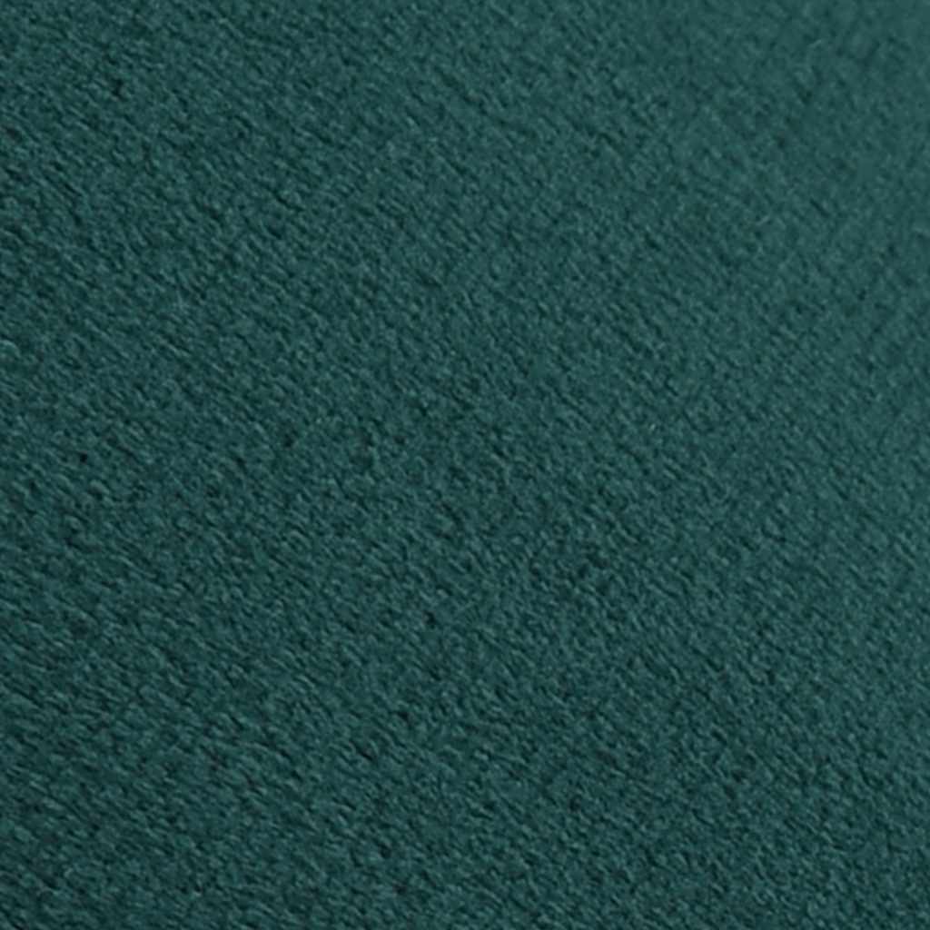 Banco 28 x 36 cm veludo verde-escuro e dourado