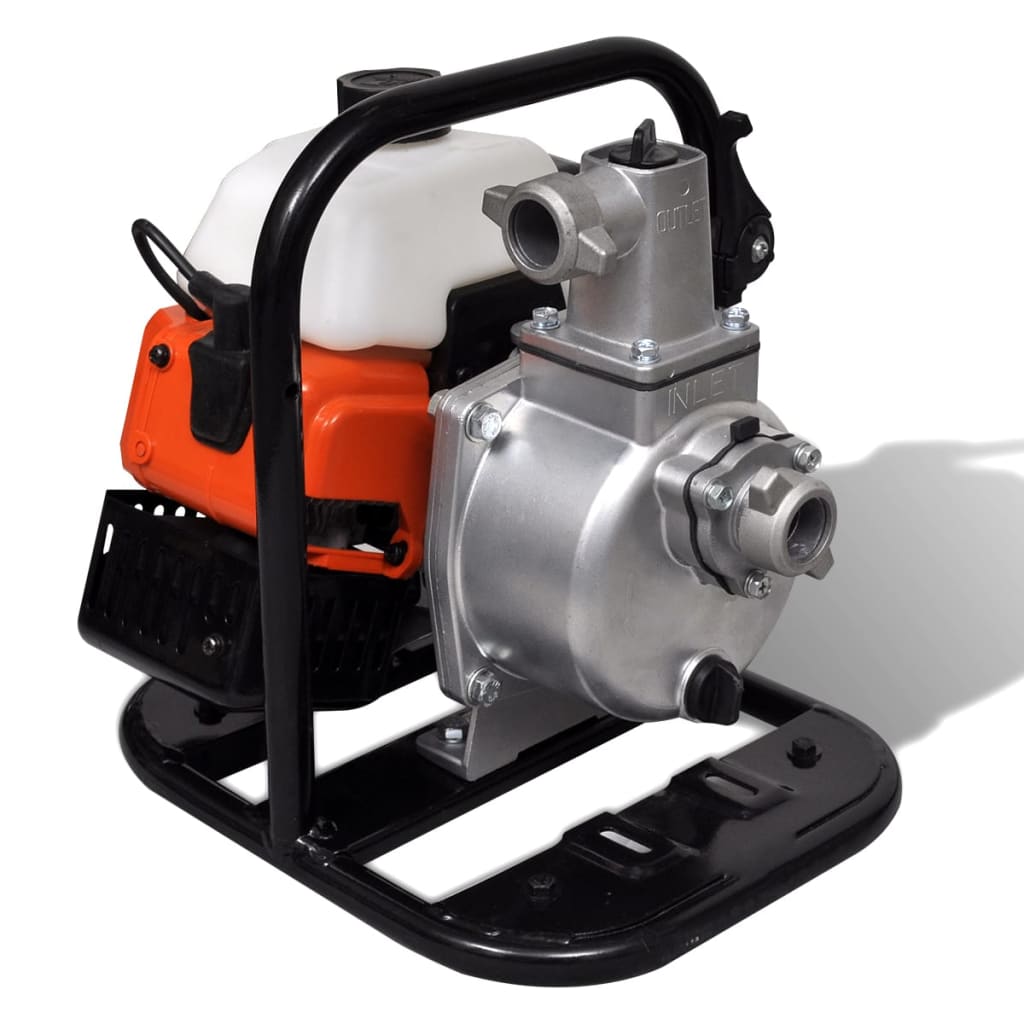 Bomba de água motor a gasolina 2 tempos 1,2 kw 0,95 l